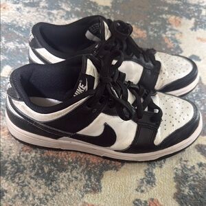 Nike Kids Black and White Sneakers